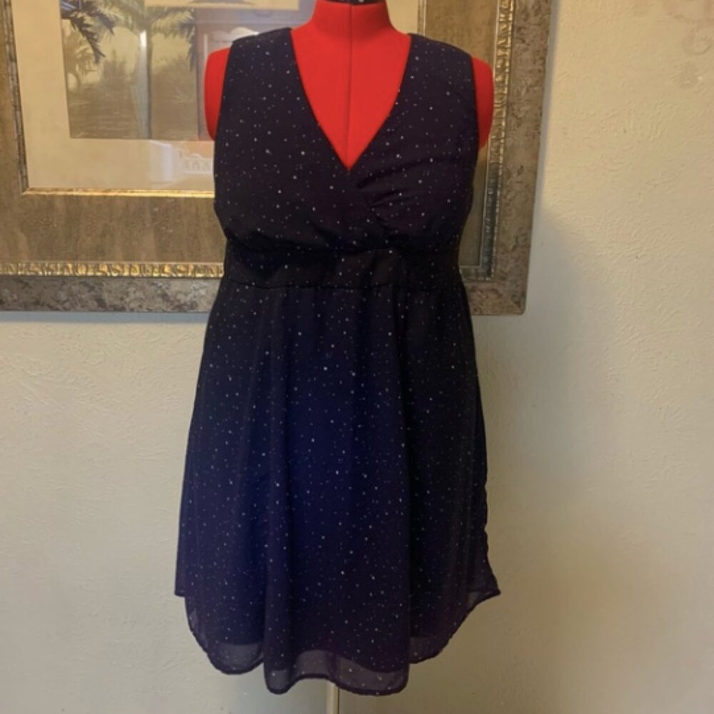 EShakti Gradient Stars Dress